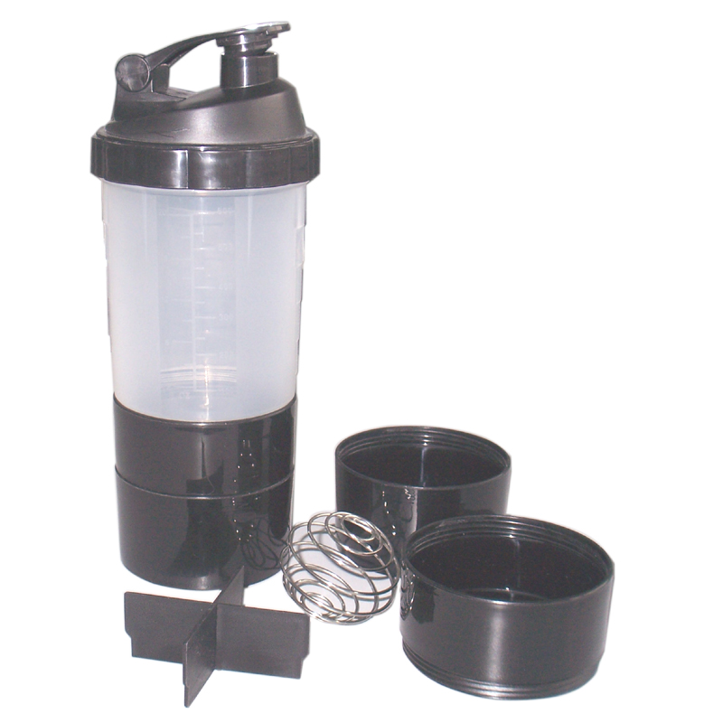 Storage shaker bottle with cups