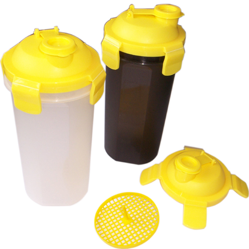 Plastic Protein Powder Shaker Bottle